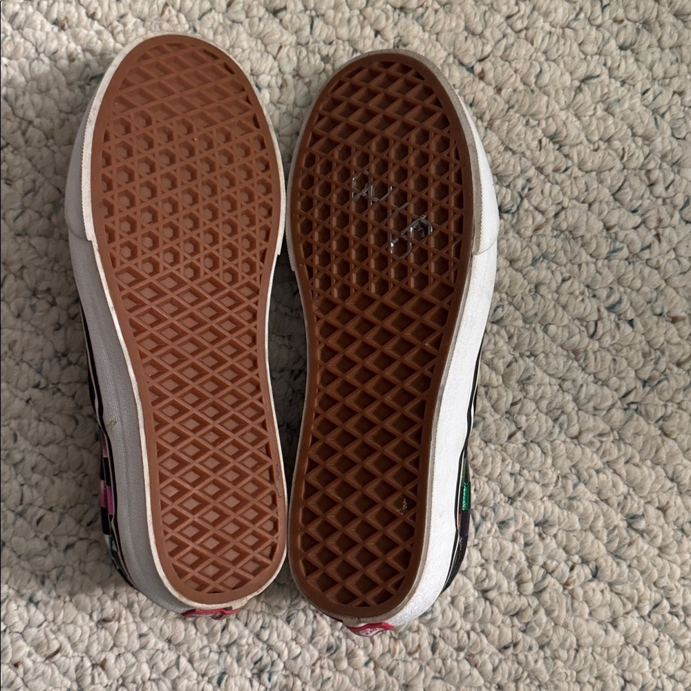 Vans Slip-On Iridescent Checkerboard Shoes - Picture 4 of 5
